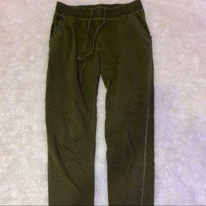 Army green joggers